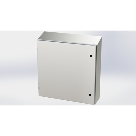 Saginaw Control & Engineering 1/4 Turn Latch Electrical Enclosures, 30 in H, 8 in D, 30 in W, NEMA 3R, 4, 4X, 12, 13 SCE-30EL3008SSST